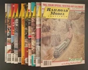 Railroad Model Craftsman Magazine Lot 12 Issues, Every Month, Jan To Dec Of 1979 - Picture 1 of 12