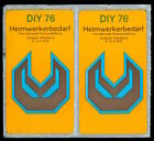 Werbe Aufkleber - DIY 1976 Heimwerkerbedarf Messe Stuttgart - 8x8cm - 70er