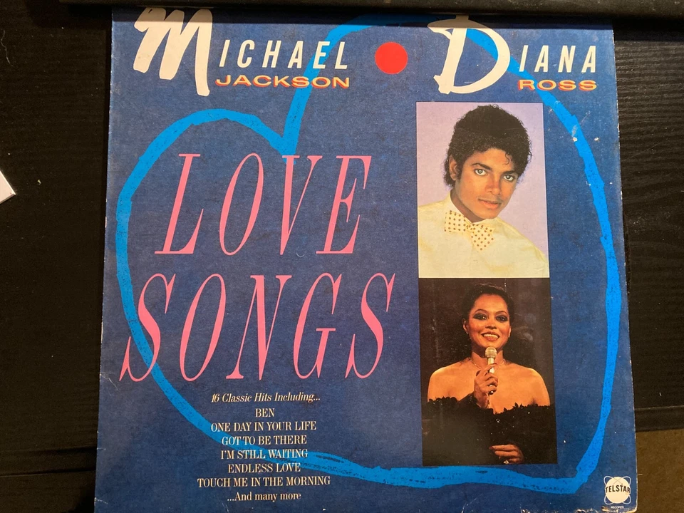 Love Songs vinyl album. 1987. Michael Jackson & Diana Ross. 16 classics.   Foto 1 de 1