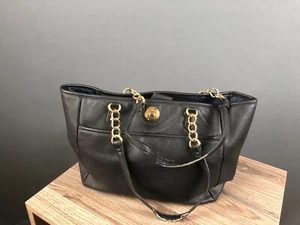 Tommy Hilfiger Handbag Leather Women Black - Picture 1 of 10