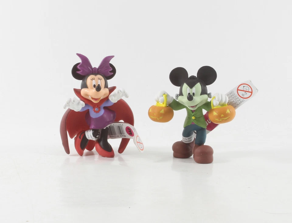 Micky Maus Halloween Kürbis Vampir == Walt Disney 2 x Figuren Bully Bullyland - Bild 1 von 1