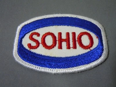  SOHIO Embroidered Iron-On Uniform-Jacket Patch 3" x 2" - Image 1 of 2