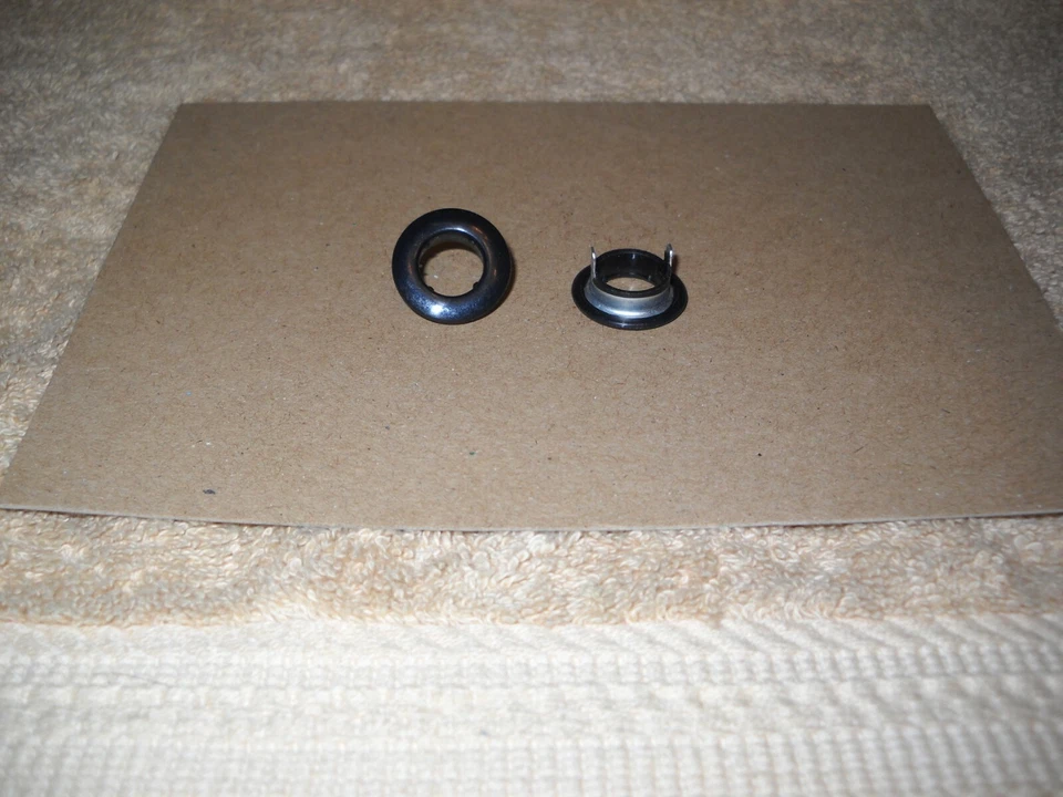 NOS Mopar 1970's-1980's Dodge Chrysler Plymouth Door Lock Ferrules (2) Black  - Image 1 of 1