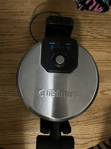 Cuisinart Waffle Maker Waf-f10 Stainless Tested Works Flip Turn Rotating - Picture 1 of 7