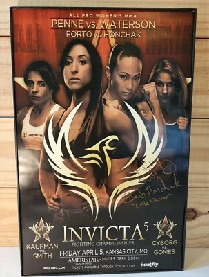 Barb Honchak Autographed Poster MMA - Image 1 of 4