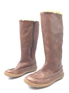 Camper Botas De Cuero Marrón Para Mujeres T.41 US.10 UK.8 - Imagen 1 de 5