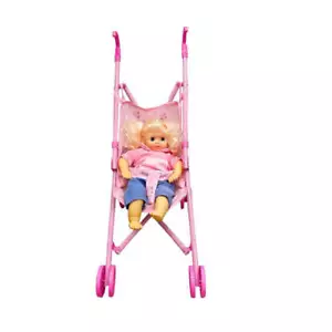 Interactive Toy Baby Doll Stroller Set for Toddlers - Picture 1 of 7