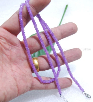 Collar de cuentas gemas redondeadas facetadas de alejandrita natural de 18" 24" 36" 48" AAA Foto 1 de 4