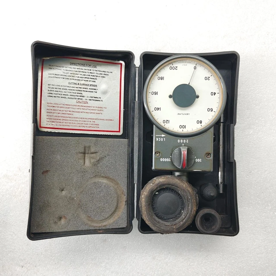 Venture ATH.7 Hand Tachometer Set Made in ENGLAND Fast Ship - Image 1 of 4