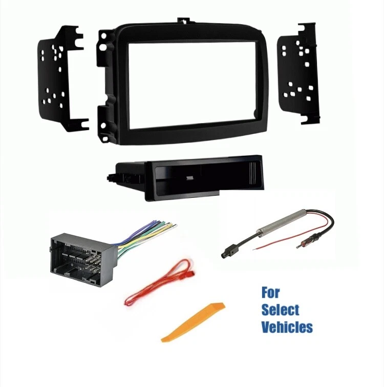 Combo de kit de cables de tablero de instalación estéreo de automóvil Din único para algunos Fiat 500L 2014-2020 Foto 1 de 1
