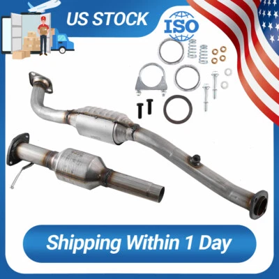 2x Fits Toyota Highlander 2.7L 2009 TO 2013 Both Catalytic Converters Direct Fit Foto 1 de 4