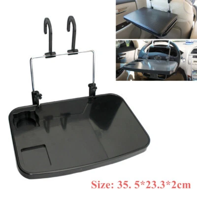 Soporte para computadora portátil escritorio coche 1 pieza bandeja para bebidas soporte para estante trasero para silla Foto 1 de 4