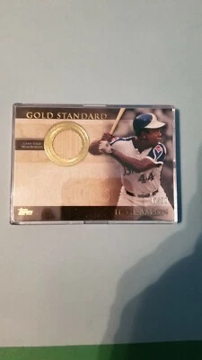 2012 Topps Gold Standard Hank Aaron relic #'d bat relic ***read*** - Image 1 of 4