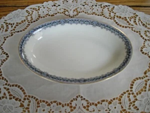 Plato ovalado vintage J & G Meakin azul Regs Sol ~ - Imagen 1 de 6