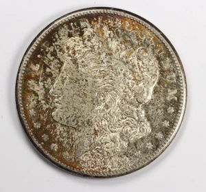 Dólar de plata Morgan 1921-S $1 90 % tono plata - Imagen 1 de 2