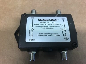 Channel Master 5217IFD 16dB DUAL 16dB IF Line Extender 950-2050MHz - Picture 1 of 2