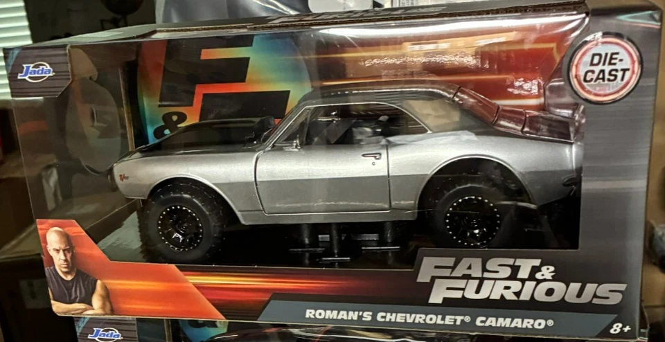 Jada - 97166 - Fast & Furious Roman's Chevy Camaro Scale 1:24 - Gray - Image 1 of 1