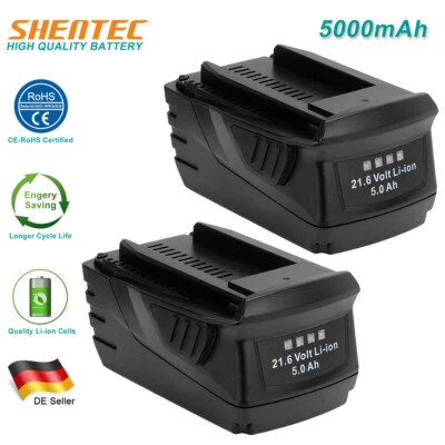 2x 21.6V 5000mAh batteria agli ioni di litio per HILTI B22 SCM 22-A SCW 22-A TE 2-A22 SIW 22-A - Immagine 1 di 4