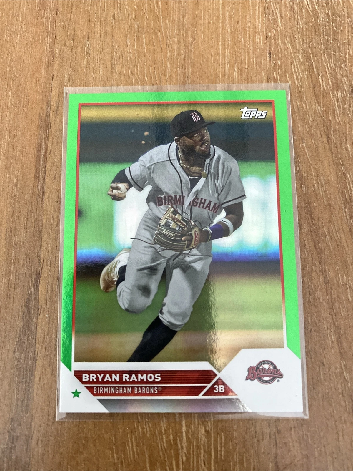 2023 Topps Pro Debut - Bryan Ramos - Green Foil Parallel - 59/99