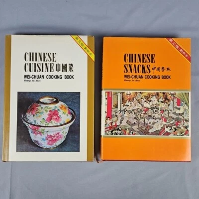 Chinese Cuisine/Chinese Snacks Wei-Chuan Cooking Book Huang Su-Huei HC Cookbooks - Image 1 of 4