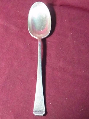 CUCHARA DE SOPA O POSTRE OVALADA PLACA PLATEADA MAPPIN & WEBB INGLESA VINTAGE 7" sin mono Foto 1 de 3