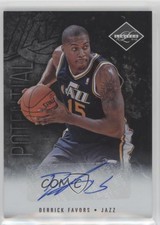 2011-12 Panini Limited Potential Signatures /50 Derrick Favors #11 Auto
