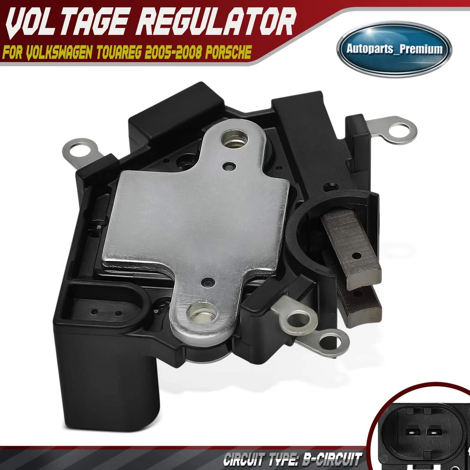 Regulador de voltaje del alternador 14V para Volkswagen Touareg 05-08 Porsche Cayenne Foto 1 de 4