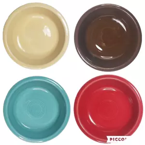 NEW HLC FIESTAWARE Soup/Salad/Cereal Bowls SET OF 4 Assorted Colors 6 7/8" - Picture 1 of 13