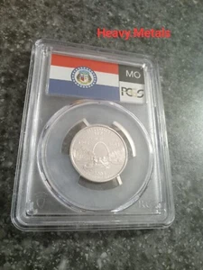 2003-S MISSOURI Silver Proof Quarter PR70 PCGS FLAG LABEL NICE LOW PRICE!! - Picture 1 of 5