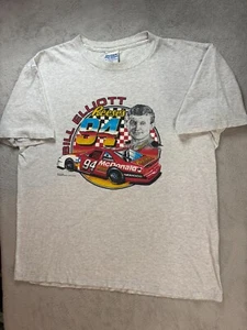 Vintage 90's Bill Elliott NASCAR Single Stitch T-Shirt Gr. XL Made in USA Retro - Bild 1 von 9