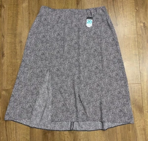New ladies mix black casual lightweight summer holidays skirt plus size UK 20 - Picture 1 of 8