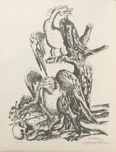 Ossip Zadkine /Herakles Euripides /Lithographie/handsigniert/1960 / 350 Exe./21 - Picture 1 of 2