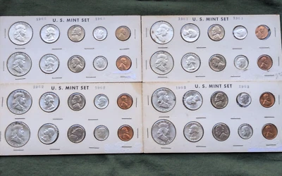 1960-1963 U.S. Mint Sets (silver coins) - Image 1 of 2