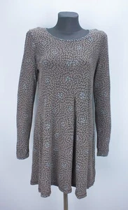 Womens Gudrun Sjoden Floral Dress Size S Casual Long Top Tunic Browm Main - Picture 1 of 16