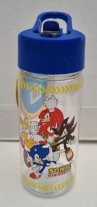 Sonic the Hedgehog Kids Character Water Bottle with Handle for Easy Carry 425ml - Picture 1 of 7
