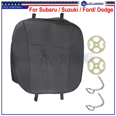 Funda Asiento Delantero Negro Completo Envolvente Silla Cojín Cuero Para BMW X1 X3 X4 X5/6 Foto 1 de 4