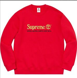 Supreme Crew Neck Logo Hoodies & Sweatshirts for Men for Sale 