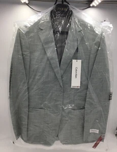 Calvin Klein Men's Mint Solid X Slim Sport Coat Suit Jacket Size 36 SHORT - Picture 1 of 2