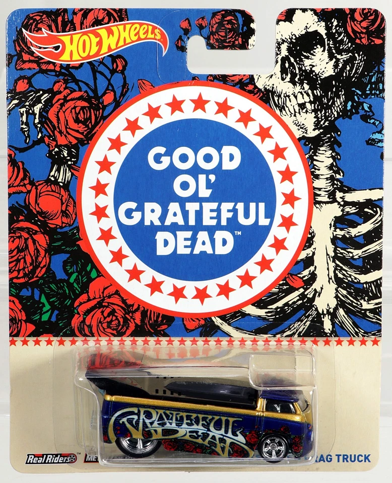 Hot Wheels Volkswagen грузовик Grateful Dead поп-культура - BDT14 NRFP синий - Изображение 1 из 4