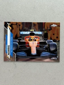 2020 Topps Chrome Formula 1 Lando Norris Card #27 Rookie RC McLaren F1 - Picture 1 of 2