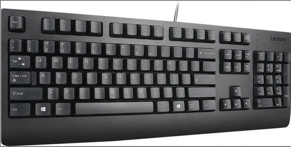 Lenovo Traditional USB Tastatur Keyboard Black  (Qwertz) Neu OVP - Bild 1 von 1