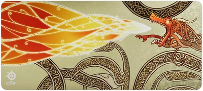 Qck CS2 Dragon Lore - Mousepad Da Gaming - XXL - Adatto a Coprire La Scrivania - - Immagine 1 di 4