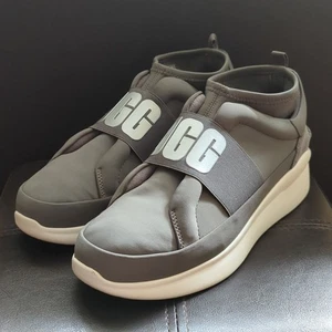 UGG Neutra Neoprene Leather Stretch Pull On Comfort Platform Sneaker Size 9.5 - Picture 1 of 7
