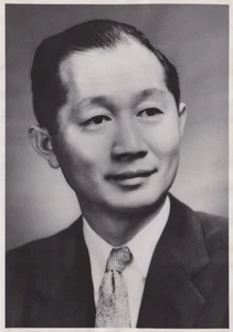 1960 Pressefoto Minoru Yamasaki, Architekt der NYC World Trade Center Towers - Bild 1 von 2