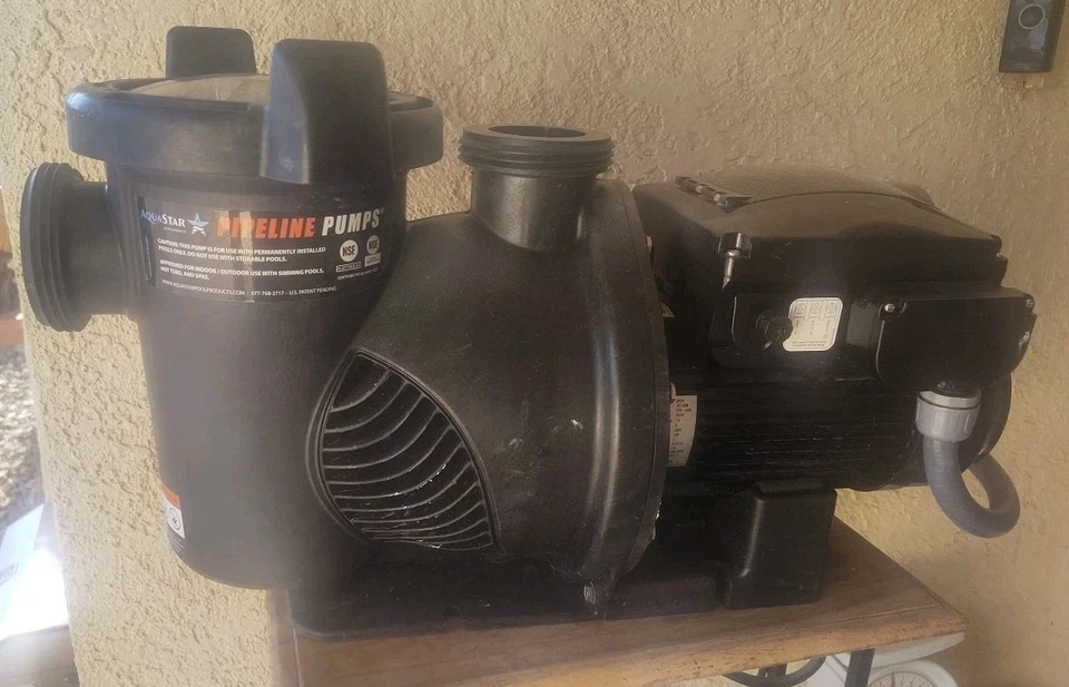 AquaStar Pipeline Pool AP150 Prime Pump Smart Mod. 1.5 HP Variable Speed PLP150S - Image 1 of 4