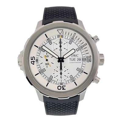 Reloj automático para hombre IWC Aquatimer acero inoxidable esfera plateada 46 mm IW376801 Foto 1 de 4