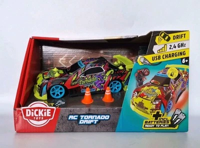 DICKIE TOYS 201104007 - RC TORNADO DRIFT - FERNGESTEUERTES DRIFTAUTO - NEU.  - Bild 1 von 4