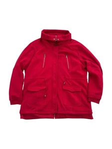 Yoki Red Full-Zip Utility Coat Jacket 3XL - Picture 1 of 8