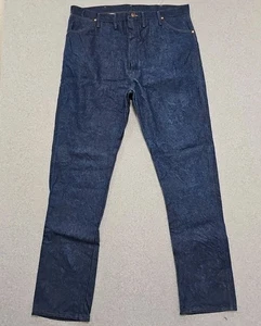 Wrangler Jeans Men's Cowboy Cut Original Fit 13MWZXS Size 44x38 Blue Denim - Picture 1 of 10
