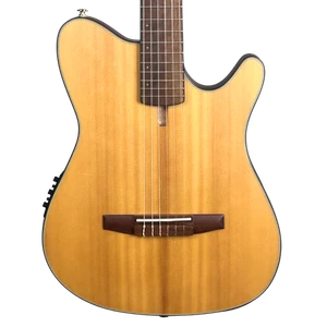 Ibanez FRH Serie FRH10N Piatto Acustico-Elettrico Naturale - Foto 1 di 12